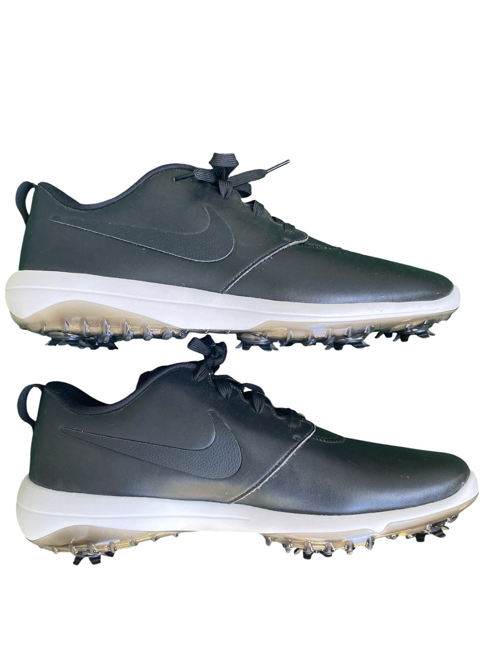 Nike Roshe G Tour Mens Golf Shoes Black Leather Waterproof AR5580-001 Size 11.5